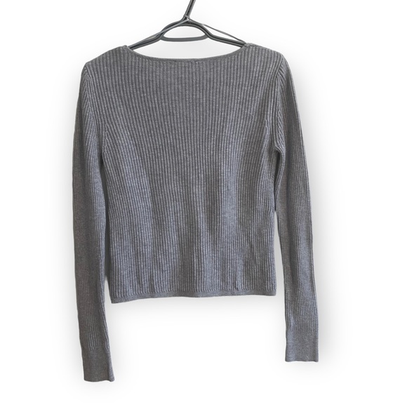 Dynamite Grey Knit Cardigan - Picture 4 of 10